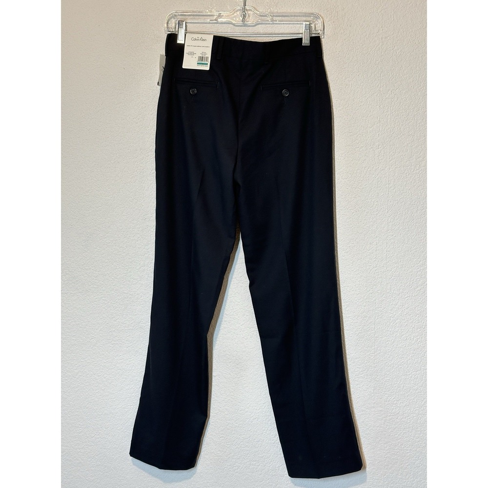 New Calvin Klein Youth Boys Size 16 Navy‎ Blue Dress Pants 28x29